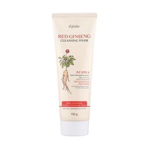 ESFOLIO Red Ginseng Cleansing Foam Korean Skincare Face Wash with Herbal Extract